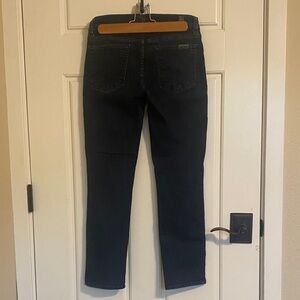 7 For All Mankind Slim Straight Dark Blue Jeans